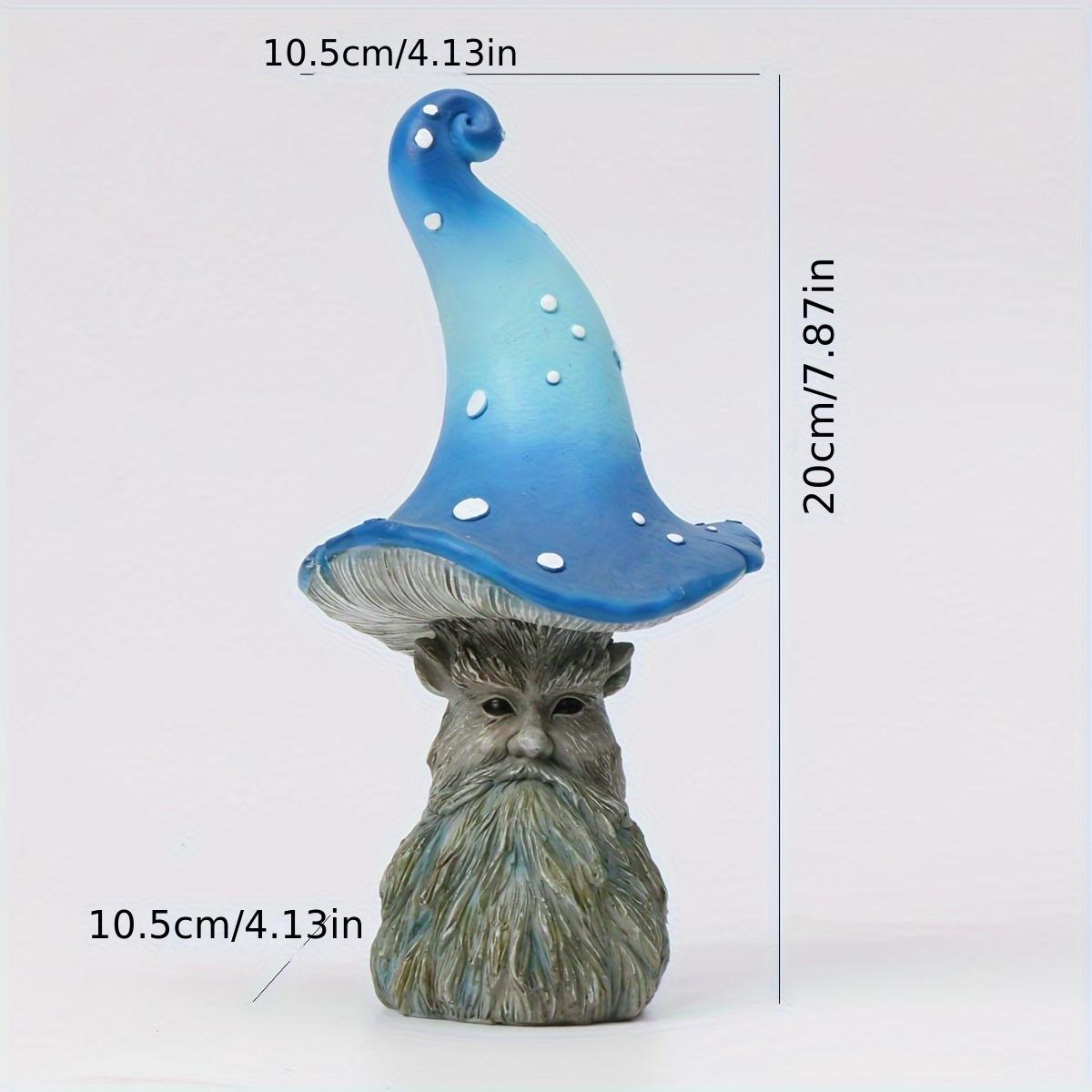 

Лицевой Гений Гриб Уличная Скульптура Садовое Украшение Аксессуары Двор, Газон и Садоводство