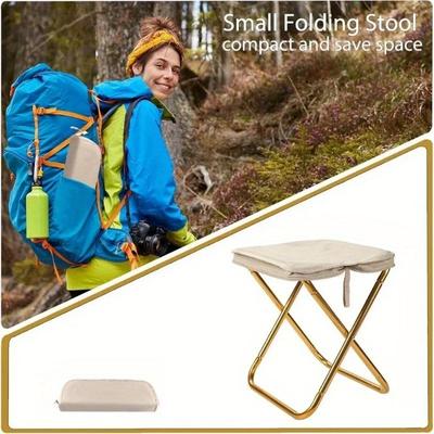 1Pc Outdoor Picnic Camping Folding Stool Portable Small Stool Park Picnic Fishing Small Stool Suitable for Outdoor Camping Picnic