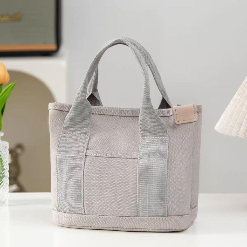 High-value New Canvas Bag, Fashionable and Simple Large-capacity Tote Bag, Daily Commuting Multi-purpose Bento Bag for Women