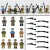 A16 Package Xiangjiang Small Particles Special Police Doll Weapon Police Person Children'S Building Block Toy Accessories