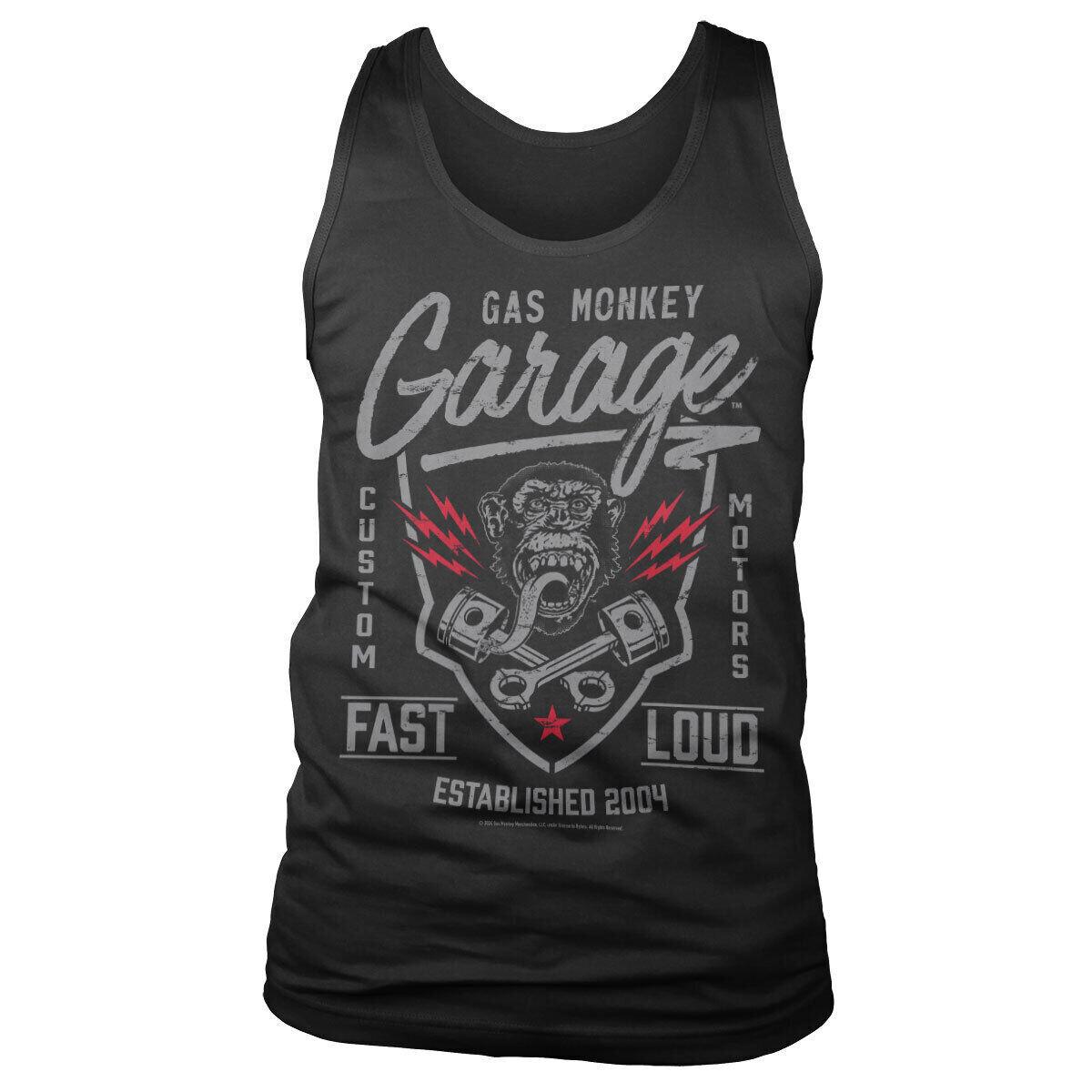 Licenza Ufficiale Gas Monkey Garage Fast N Loud Uomo Maglia Canotta M