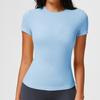 Womens Summer Yoga T Shirt With Breathable Fabric For Running And Fitness Practice