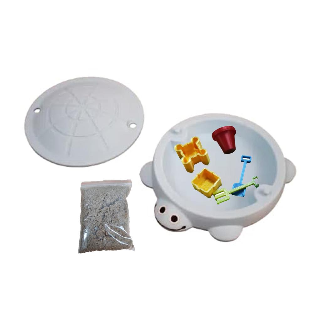 Turtle Sandbox Desk Toy,with Tools, Garden Kit,Stress Relief Novelty Gift, Decor Desktop Accessories For Home