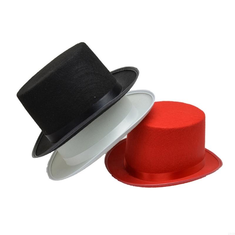 193D Children/Adult Sleek Felt Top Hat Kid Fancy Dress Up Party Hat Magician Hat