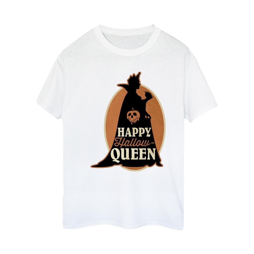 Disney Womens/Ladies Villains Hallow Queen Cotton Boyfriend T-Shirt