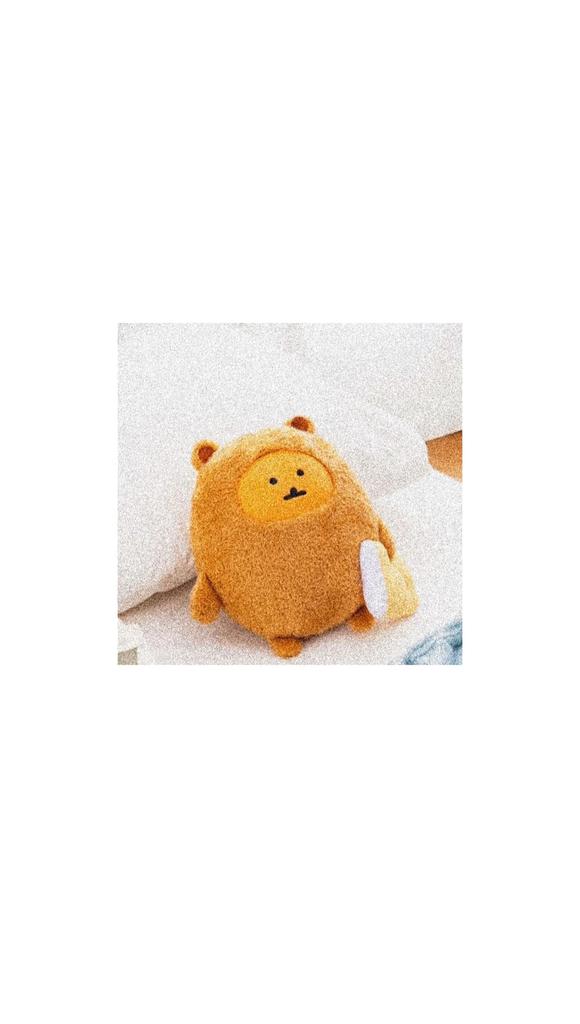Nagano Kuma Hibernation Big Plush Toy Nagano Kuma Mole Croquette Approx. 30cm Official Merchandise (Mogura Croquette)