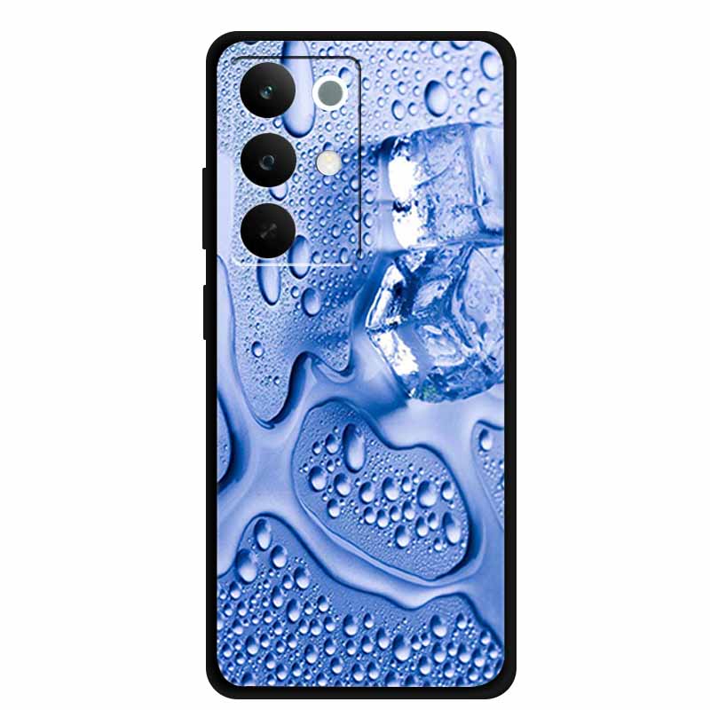 

Чохол для телефону Realme C85 5G 2025 Квіти Чорний Силіконовий М яка Задня Кришка Чохол Для Realme C85 Pro Чохол 6.8 C 85 Pro Coque Funda Realme C85 Pro