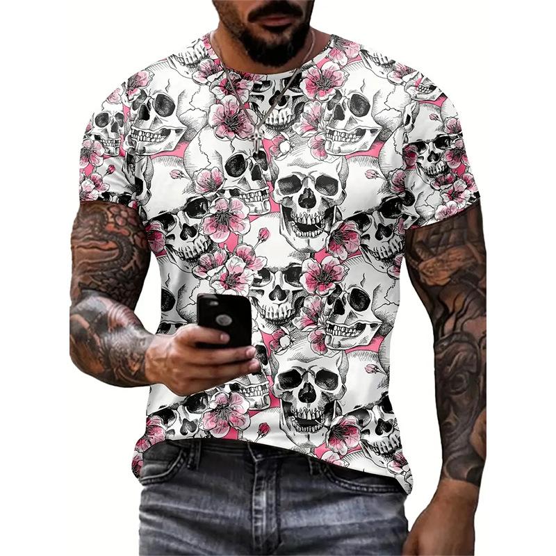 Summer Trendy Men's Casual Short Fashion Sleeved T-shirt