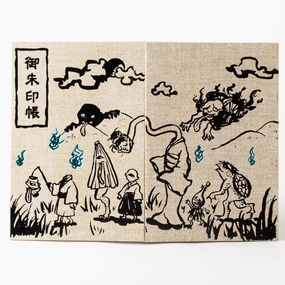 Used [Limited quantity] Goshuin book Kochi binding, bellows style/large format/Hyakki Yagyo