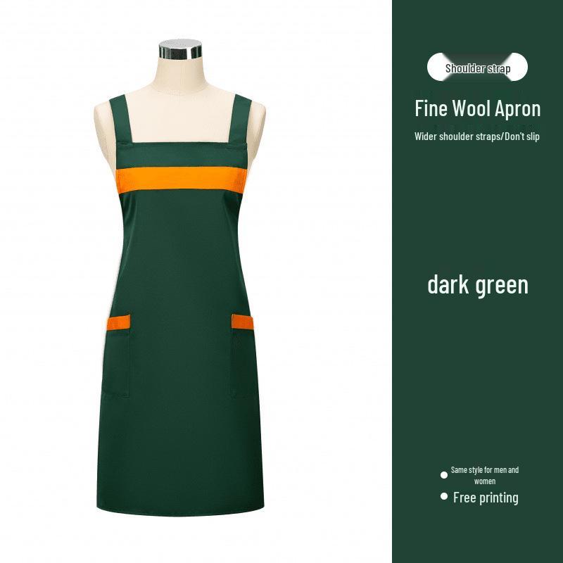 Waterproof Logo Apron for Catering, Coffee Shops, and Florists - Women's Waist Apron