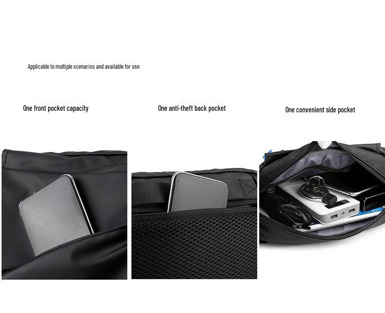 Men's Casual Commuter Crossbody Bag - Chest, Messenger, Cycling, Motorcycle & Sports Backpack