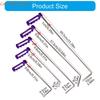 Y4UA 5pc Professional Dent Repair Rod Hook Removal Tool Door Dent Repair Tool Anti Slip Handle Car Dent Repair Hook