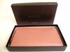 Authentic GUCCI Interlocking G Gold H/W Dusty Pink Leather Round Zip Wallet #a131  Refurbished