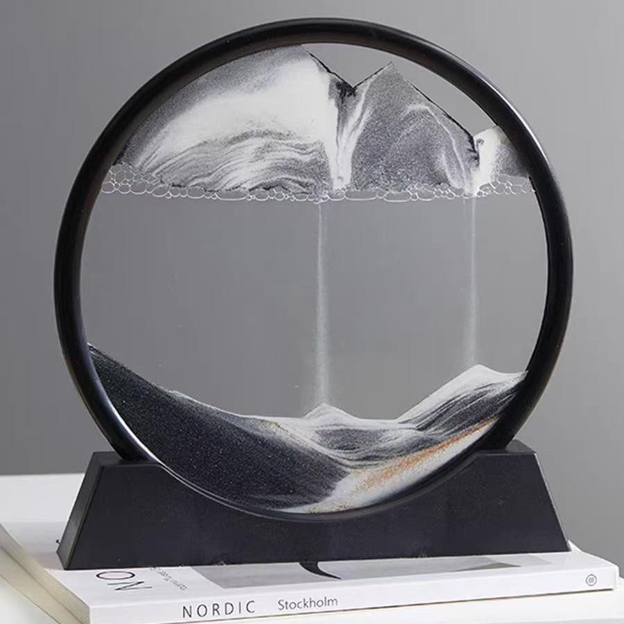 Ornament Klepsydra z Ruchomym Piaskiem: Kreatywna sztuka do dekoracji domu lub biura