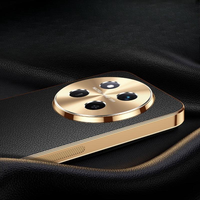 Texture Lichee Pattern Leather Plating Cover For Huawei Honor GT X9C X9c Smart Sfot Shockproof Lens Protection Bumper Case