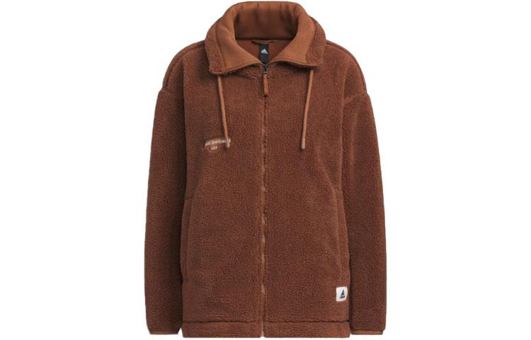 Adidas Lounge Jacket Women s Brown IP7058 L