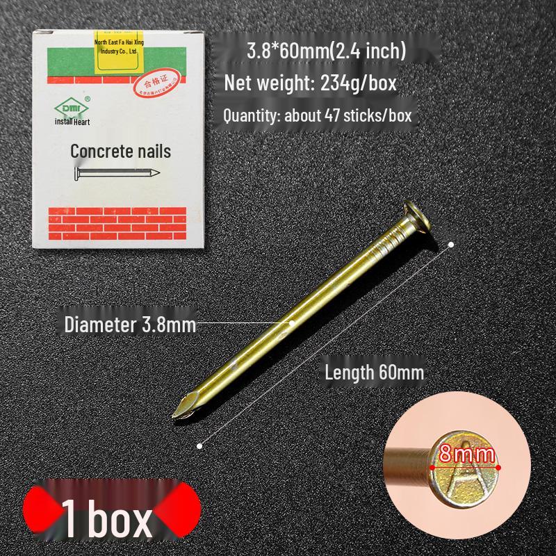 Long Cement Steel and Iron Nails for Wall and Woodworking