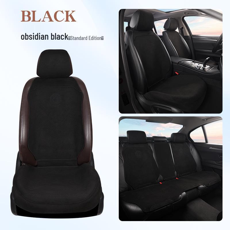 Universal Four-Season Breathable Suede Seat Cushion for New Energy Vehicles