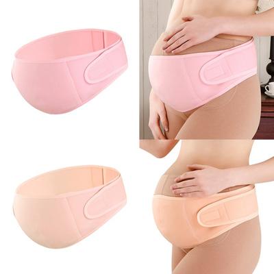 Women Underwear Solid Pink Maternity Belt Bandage Pregnancy Maternity Belt Support Pregnant Belt