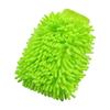 Double Layer Wool Blend Vehicle Wash Mitts Superior Dust Absorption Ergonomic Design Safe For Paint Glass Trim