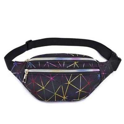 Fanny Pack Laser Waist Bags Travel Belt Chest Phone Waist Packs Fashion Women Bum Bag Double Zipper Large Capacity