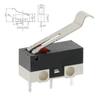 20Pcs Micro Limit Switch 3Pins Long Handle Roller Lever Arm SPDT Momentary Push Button Switch for Mouse DIY Accessories