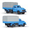 Welly 1/36 Scale Opel Blitz Toy Car Truck Model Welly Diecast Classiacl Vehicle Miniature Pull Back Free Wheels Collection Gift for Children