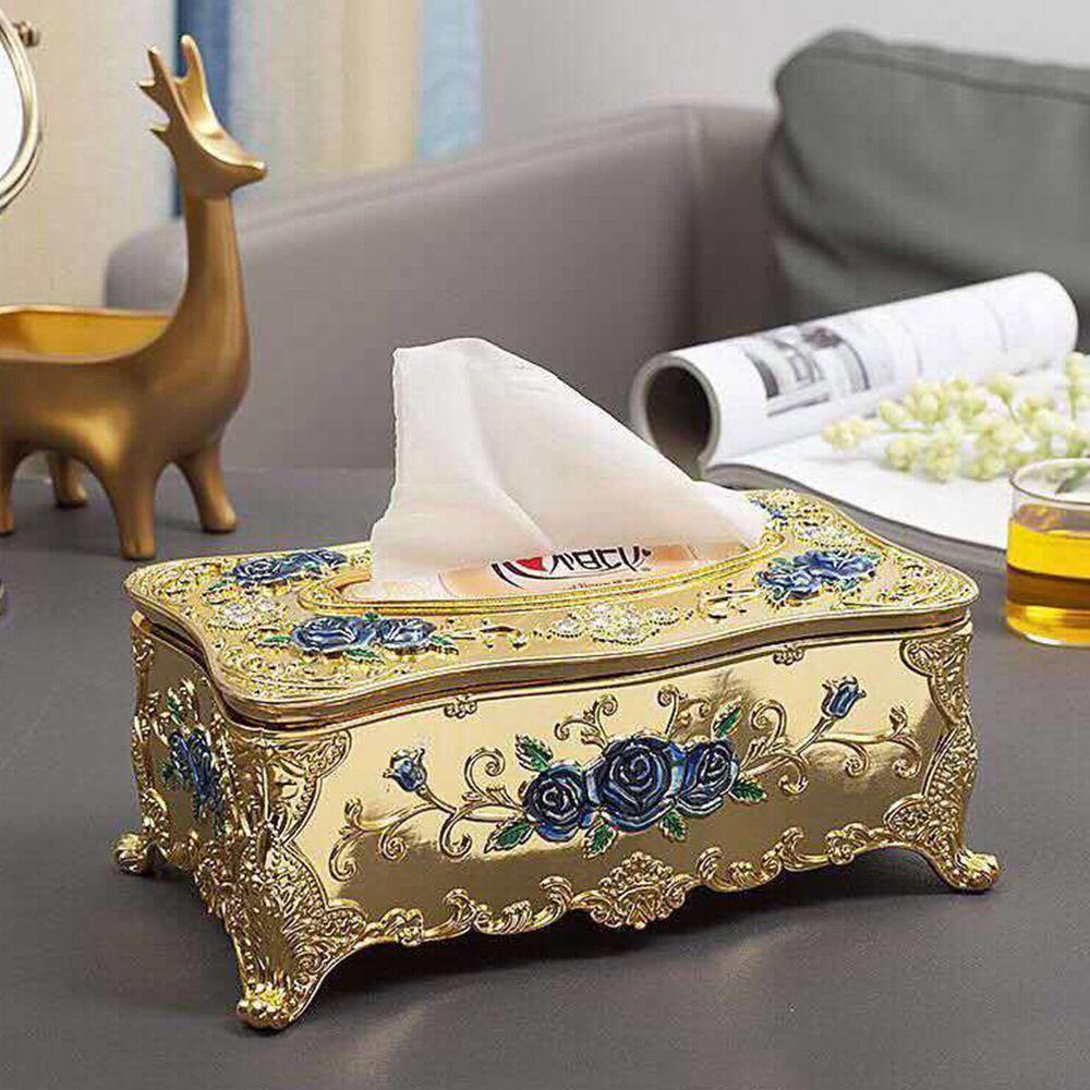 Modernen Europäischen Stil Tissue Box el Desktop Wohnzimmer Esszimmer Papier Serviette Halter Home el Decor