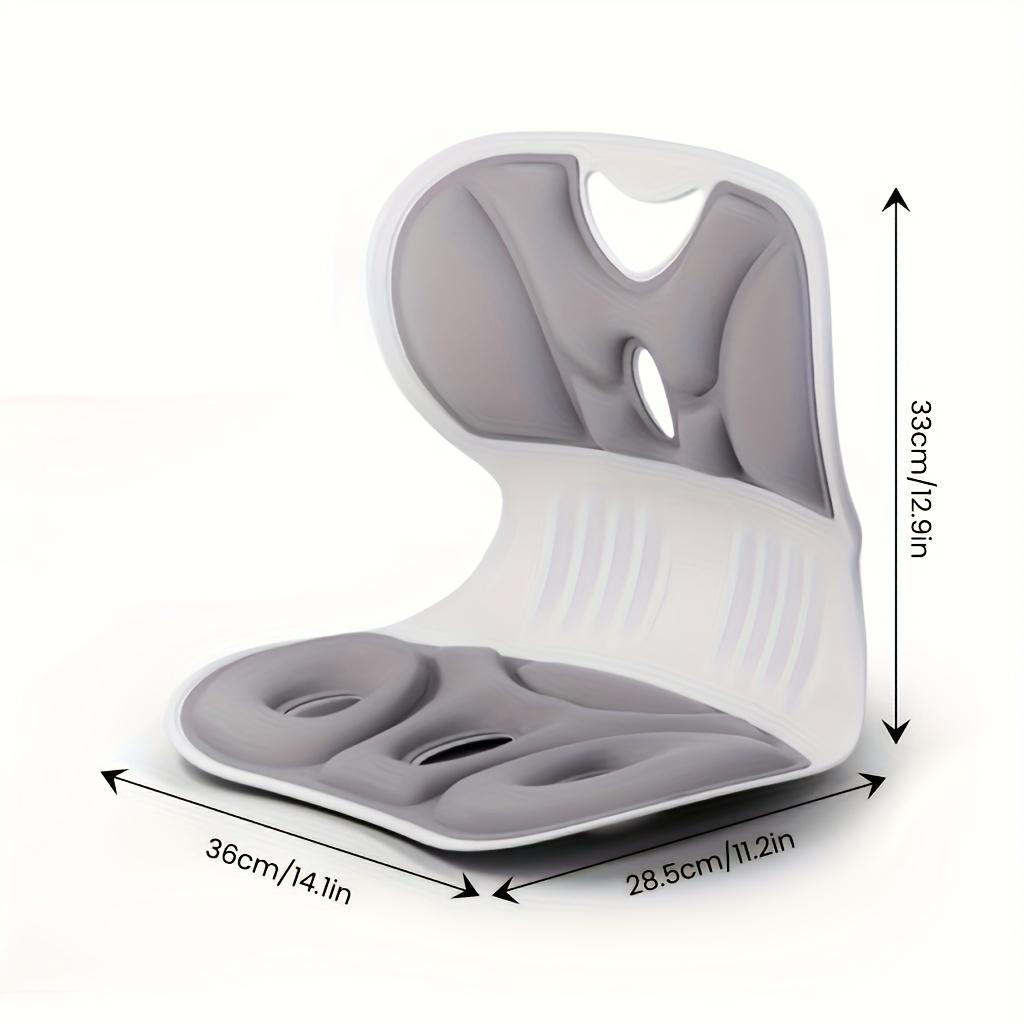 1pc Ergonomic Lumbar Support Pillow,Anti-Fatigue Back Cushion for Study&TV,Breathable with Washable Nylon Cover,Multi-Purpose