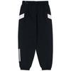 Adidas Logo Print Cuffed Joggers with Drawstring and Mid-Rise Waist Women Bottoms Black HM5280