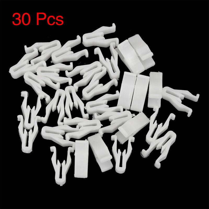 30pcs White Plastic Nylon Switch Bezel Clip For Toyota Lexus CT200h GS350 GS450h