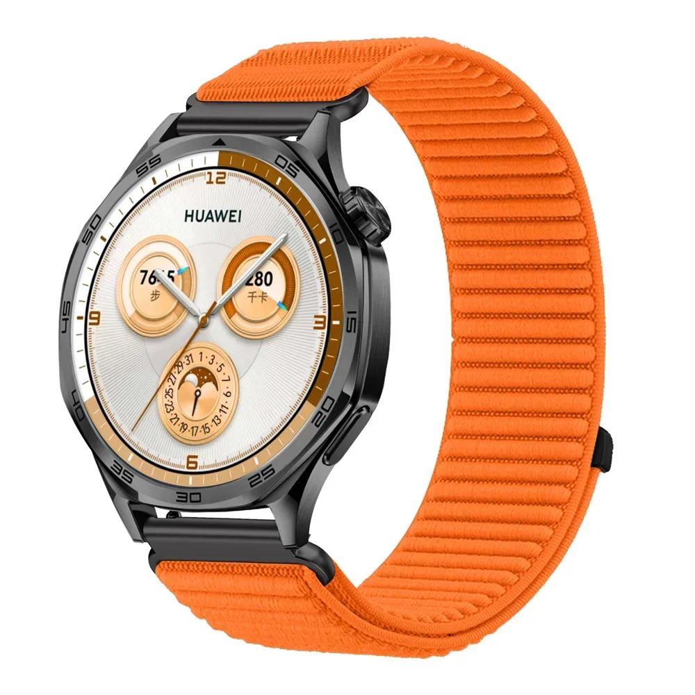 20 mm und 22 mm breites Uhrenarmband für Samsung Galaxy Watch 7/FE/5/Pro/6/4/Classic, sportliches Nylon-Schlaufenarmband, Huawei Watch GT/5/4/3 Pro 2
