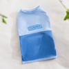Spring and summer puppy dog clothes simple contrasting color breathable vest teddy than bear small and medium dog cat pet clothes