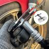 Heavy Duty Motorcycle Brake Caliper Spreader Tool For Most Vehicle Brake Discs Compression Tool Silver
