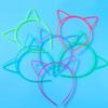 Adult Luminous Hairband Cat Ear Shape Hairband Halloween Style Teens Hair Hoop