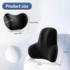 New Car Headrest and Lumbar Support Neck Pillow Set Automotive Memory Foam Office Chair Headrest Fatigue Relief Travel Pillow