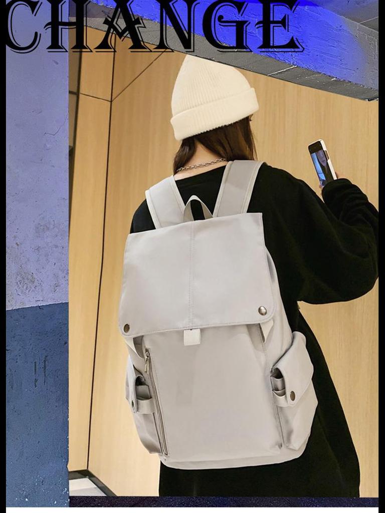 American College Style Cross-Border Backpack - Large Capacity, Trendy, Unisex, Customizable Logo