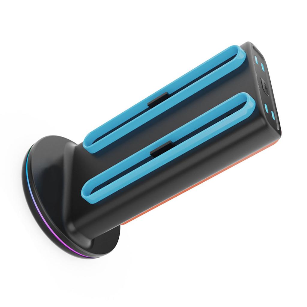 Charging Dock Fit for Switch 2 Fast Charging Magnetic Controller Charge Station with LED Indicator 9 Lighting Modes