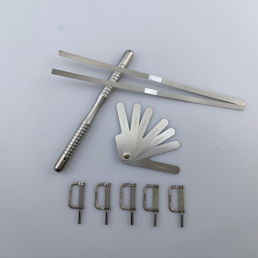 1 Set Dental Interproximal Enamel Reduction Contra Angle IPR System Kit Orthodontic Reciprocating Enamel Removal Tool