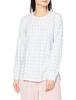 Wacoal Relax Sleep Long Sleeve Loungewear Made with and Size & Women's "Princess C" Top, Moisture-Wicking Heat-Generating Material, UTW429, M.
