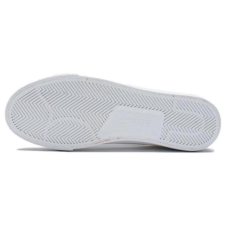 Li Ning Slip Resistant And Breathable Low top Casual Shoes Women's White AGCS404-1