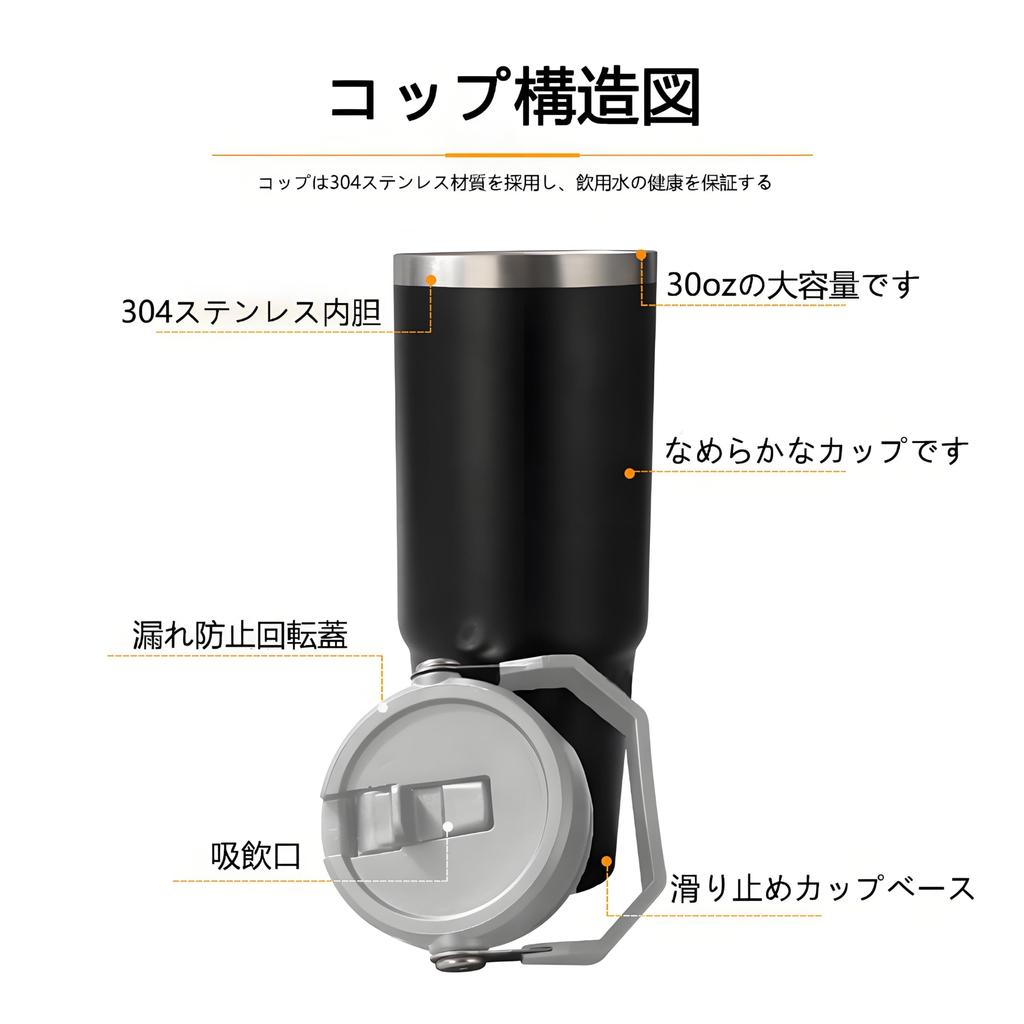 Stainless Steel MYEEDA Tumbler with and Stainless Steel Vacuum Insulated Coffee Large Insulated Washable Water Wide Cold Convenience Store Coffee Car