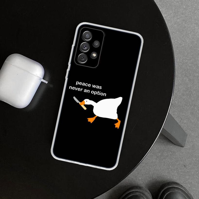 

Cartoon Cute Goose Game Phone Case for Samsung Galaxy A17 A16 A26 A36 A56 A57 A37 A15 A25 A35 A55 A14 A24 A34 A54 A13 A23 A33 A5 Samsung A36