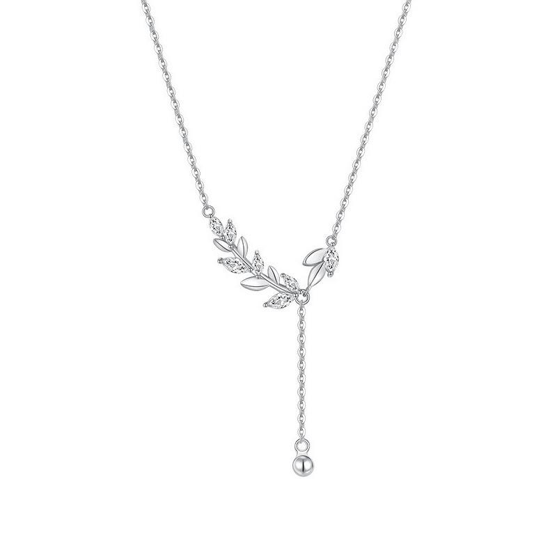 

Женское ожерелье с кисточками в виде колосьев пшеницы, японское и корейское простое модное студенческое длинное колье из серии «Лес»