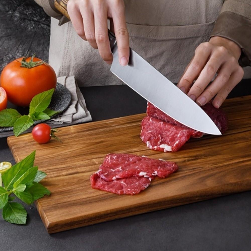 Thickened Solid Wood Cutting Boards Rectangle Shape Chopping Block Chopping Board  Kitchen