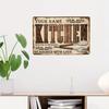 Personalized Retro Kitchen Tin Sign Home Wall Decor