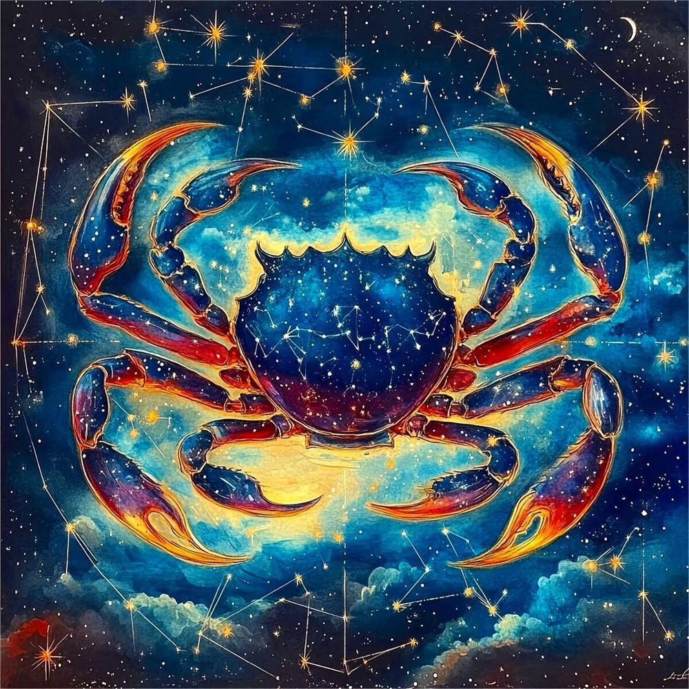 DIY Diamond Embroidery Constellation 5D Diamond Painting Leo Aries Full Round Drill Mosaic Set Decor For Home