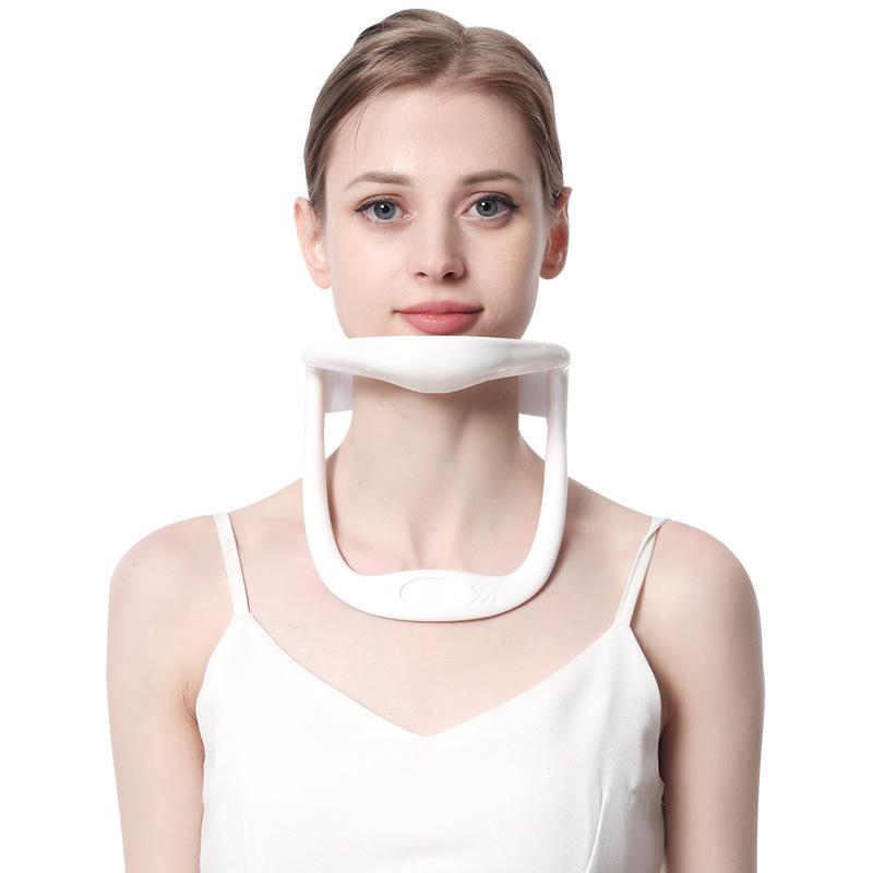Neck Brace Traction Device for Cervical Spine Support and Forward Head Posture Correction