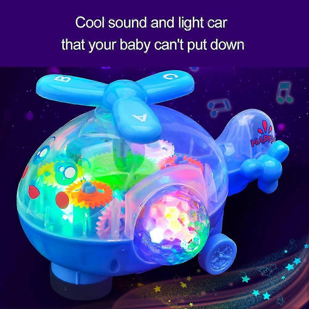 Electric Airplane Toy Model with LED Flashing Lights and Music - Perfect Gift for Boys and Girls