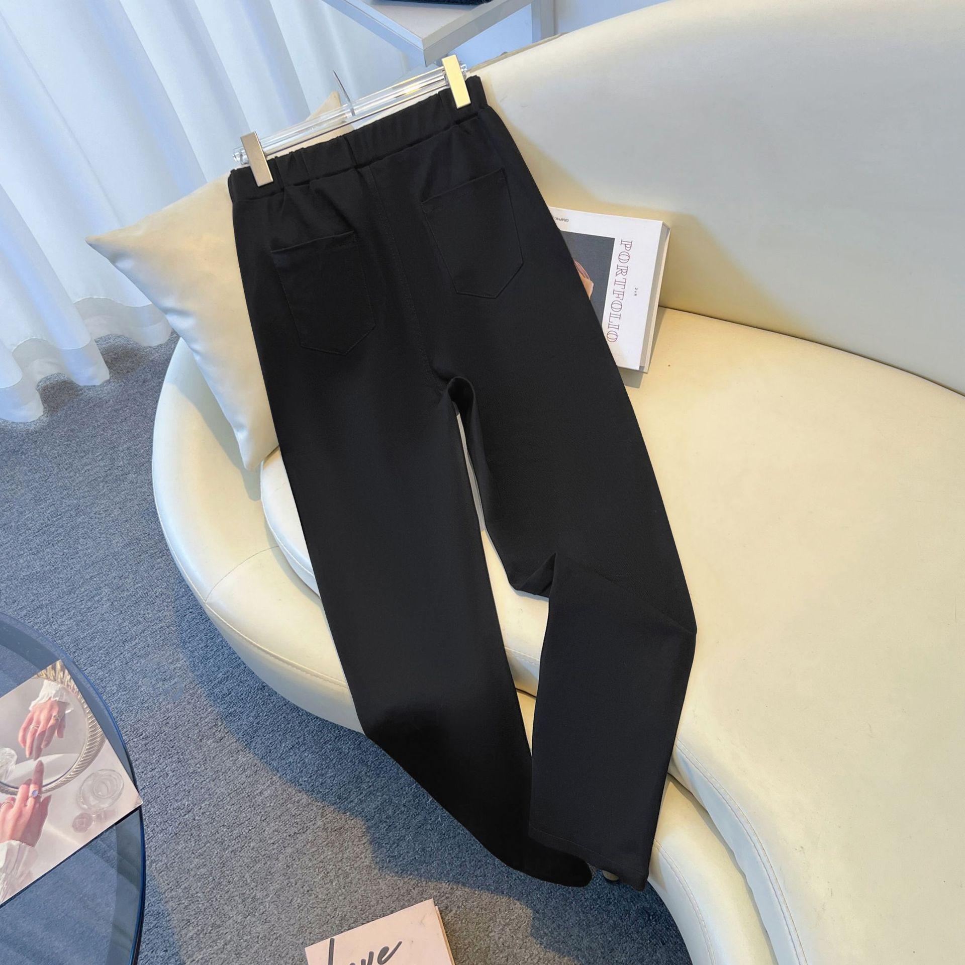 300 Jin Plus Size High-Waisted Stretch Skinny Jeans for Women 3XL for 120-140 jin чёрный